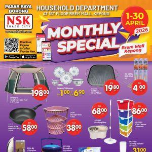 NSK Promotion @ Brem Mall Kepong: Monthly Special - Items from RM2.90 | April 2026