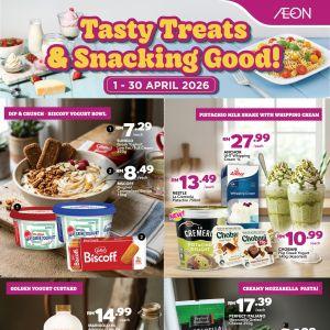 AEON Promotion: Tasty Treats & Snacking Good - Buy 2 Deals & Cheap Ice Cream | April 2026