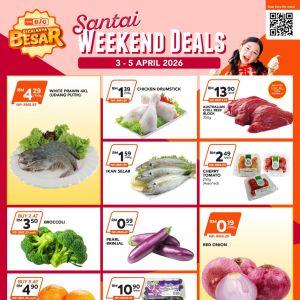 AEON BiG Weekend Promotion: Santai Weekend Deals - Win RM200 Gift Card | 3-5 April 2026