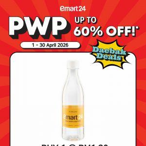 emart24 Promotion: Daebak Deals - Up to 60% OFF PWP Offers | 1-30 April 2026