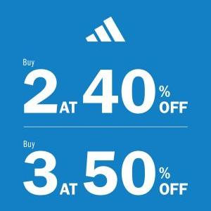 Adidas Sale @ Johor Premium Outlets: Special Sale - Up to 50% OFF | 3-5 April 2026