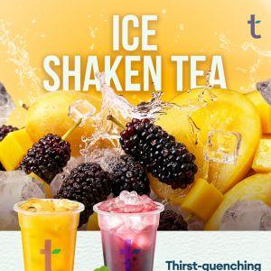Tealive Menu: Ice Shaken Tea - RM1 OFF via Tealive App