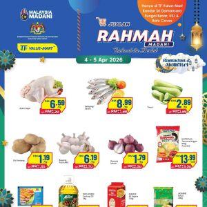 TF Value-Mart Jualan Rahmah Promotion: 2-Day Madani Grocery Deals - Fresh Chicken at RM6.59/kg | 4 - 5 April 2026