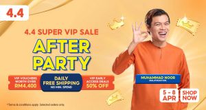 Shopee 4.4 Sale After Party: Super VIP Sale - Daily Free Shipping & 50% OFF | 5-8 April 2026