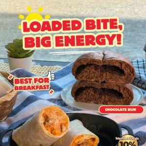 Family Mart Menu: New Chicken Burrito Wrap & Chocolate Bun - 10% OFF for Members | Limited Time