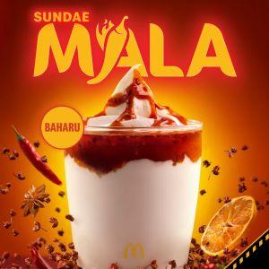 最新 McDonald's 促销 (4月9日-15日)：[麻辣圣代 Sundae Mala] | [体验麻舌快感仅需 RM6.50]