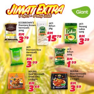 Giant Promotion: Jimat Extra - Noodle Deals from RM1.99 | April-May 2026