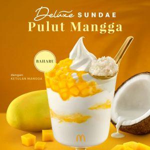 McDonald's Mango Sticky Rice Sundae: New Deluxe Pulut Mangga - Only RM8.50 | April 2026