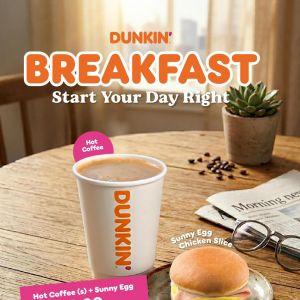 Dunkin' Breakfast Menu: Start Your Day Right - Combos from RM9.90 | April 2026