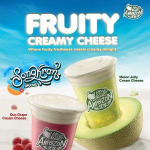 Cafe Amazon Menu: Songkran Special - New Fruity Creamy Cheese Drinks | April 2026
