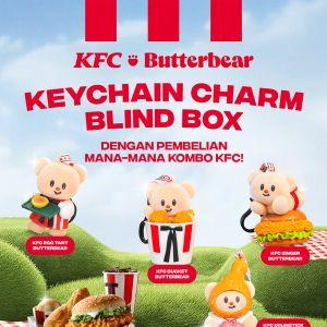 KFC Butterbear Keychain Charm Blind Box: PWP Promo - Only RM39.90 | April 2026