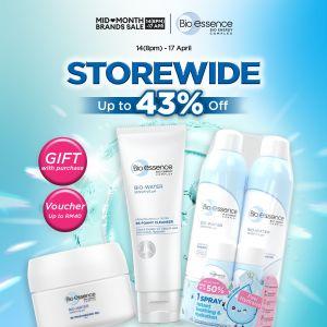 Bio-Essence Lazada Mid Month Sale: Storewide Up to 43% OFF & Free Gifts | 14-17 April 2026