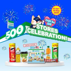 FamilyMart Promotion: 500th Stores Celebration - Up to 54% OFF | 15 Apr - 19 May 2026