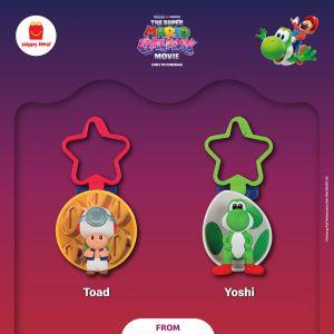 McDonald's Happy Meal Toys: Super Mario - FREE Toad & Yoshi Clips | 16 - 22 Apr 2026