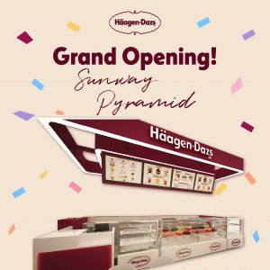 Häagen-Dazs Sunway Pyramid Grand Opening Promotion: Buy 1 Free 1 Single Scoop | 17 - 23 Apr 2026