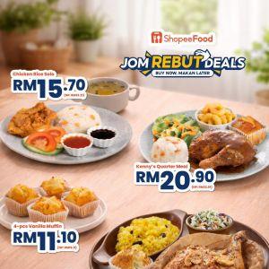 Kenny Rogers Roasters ShopeeFood Promotion: Jom Rebut Deals - Meals From RM15.70 | April 2026