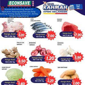 Econsave Jualan Rahmah: Kasih Sayang KPDN Selangor - Ayam Segar at RM5.00/Kg | 18-19 April 2026