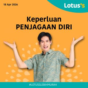 Lotus's Personal Care Promotion: Essential Toiletries - Up to 30% OFF | 18-26 April 2026