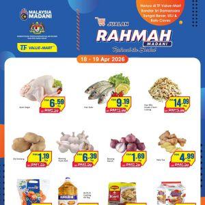 TF Value-Mart Jualan Rahmah: 2-Day Madani Sale - Ayam Segar RM6.59/kg! | 18-19 April 2026