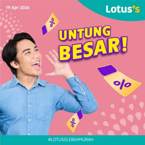 Lotus's Untung Besar Promotion: Epic Grocery Deals - Jati Rice RM30.50 | 19-30 Apr 2026
