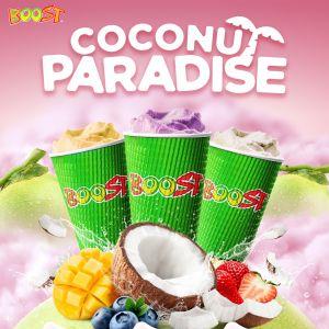 Boost Juice Menu: Coconut Paradise Series - New Tropical Flavors