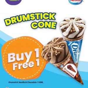 CU Buy 1 Free 1 Ice Cream: Nestle Drumstick Promo - Buy 1 Free 1 | 25 April 2026