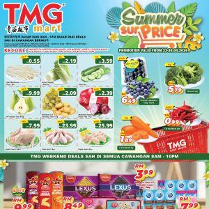 TMG Mart Weekend Promotion: Summer surPRICE - Groceries From RM0.55 | 23-26 April 2026