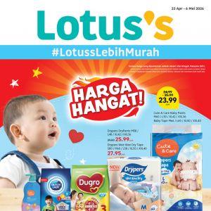 Lotus's Promotion Catalogue: Harga Hangat! - Up to RM175 Baby Vouchers | 23 Apr - 6 May 2026