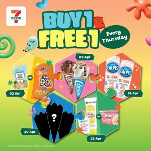 7 Eleven Buy 1 Free 1 Promotion: April Thursday Special - Mix & Match Garnier | 23 April 2026
