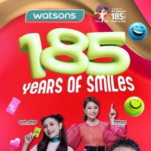 Watsons Buy 1 Free 1 Promotion: 185 Years of Smiles - Buy 1 Free 1 | April - May 2026