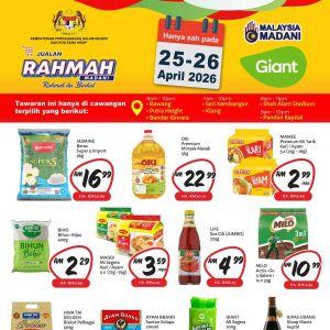 Giant Jualan Rahmah: Madani Promo - Groceries from RM0.89 | 25-26 April 2026