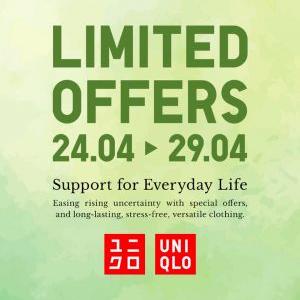 UNIQLO Sale: Limited Offers - AIRism Tops from RM39.90 | 24-29 April 2026