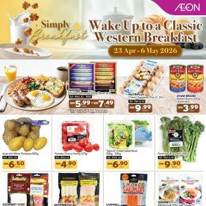 AEON Promotion: Simply Breakfast - Complete Grocery Deals | 23 Apr - 6 May 2026