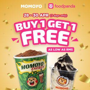 Momoyo FoodPanda Buy 1 Free 1 Promotion: Exclusive Deal - As Low As RM5 | 28-30 April 2026
