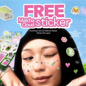 ZUS Coffee Promotion: Matcha Series - FREE Matcha Cloud Sticker | 27 April 2026 onwards