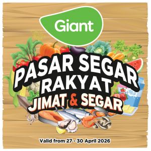 Giant Promotion: Pasar Segar Rakyat - Apples at RM0.99! | 27-30 April 2026