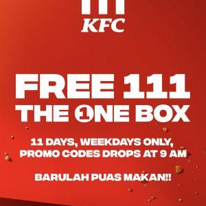 KFC Promotion: Free The One Box - Promo Codes Drop at 9 AM! | April 2026