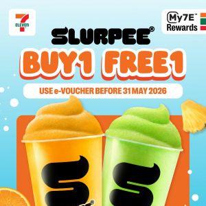 7 Eleven Buy 1 Free 1 Slurpee Promotion: My7E App Exclusive - Buy 1 Free 1 | May 2026