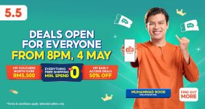 Shopee 5.5 Sale: VIP Early Access - RM0 Free Shipping & 50% OFF | May 2026