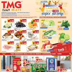 TMG Mart Labour Day Promotion: Happy Labour Day Super Savings - Fresh Groceries from RM1.29 | 30 April - 3 May 2026