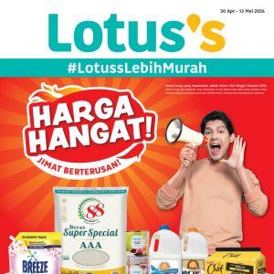 Lotus's Promotion Catalogue: Harga Hangat & Buy 1 Free 1 Deals - 10kg Rice at RM28.50 | 30 April - 13 May 2026