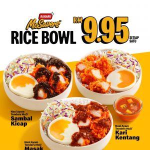 McDonald's McSavers Rice Bowl: New Menu - Only RM9.95 Each | April 2026