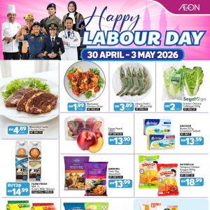 AEON Labour Day Promotion: Long Weekend Deals - Discounted Groceries & Essentials | 30 Apr-3 May 2026