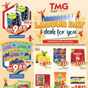 TMG Mart Labour Day Promotion: Exclusive Deals - Groceries from RM2.89 | 1 May 2026