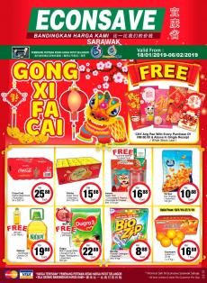 Econsave Chinese New Year Promotion Catalogue at Sarawak (18 January 2019 - 6 February 2019)