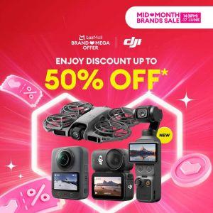 DJI Lazada Mid Month Sale: Brand Mega Offer - Up to 50% OFF | 14-17 June 2026