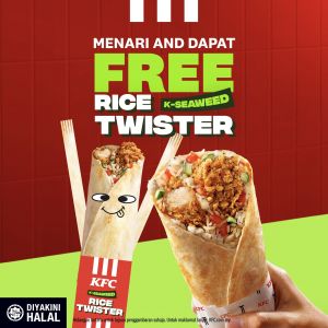 KFC Promotion: Dance Challenge - Win a FREE K-Seaweed Rice Twister Combo | 15 June - 25 June