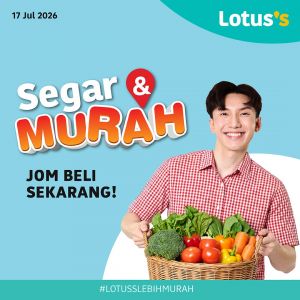 Lotus's Promotion: Segar & Murah Sale - Fresh Poultry from RM4.99/kg | 17-21 July 2026