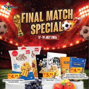 Star Grocer Promotion: Final Match Special - Buy 2nd @ 50% OFF | 17-19 July 2026