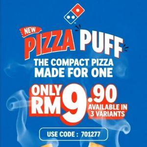 Domino's Pizza Puff: New Launch Alert - From Only RM9.90 | July 2026